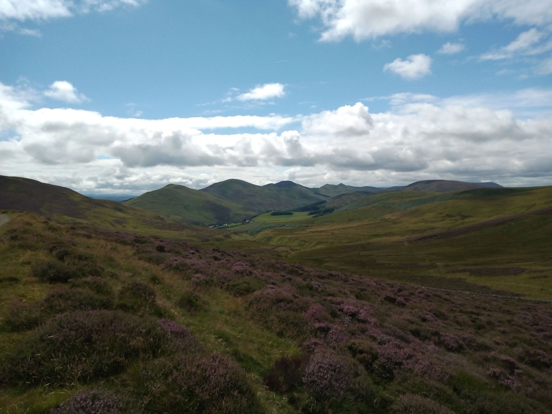 Pentland Hills with Glencorse Reservoir